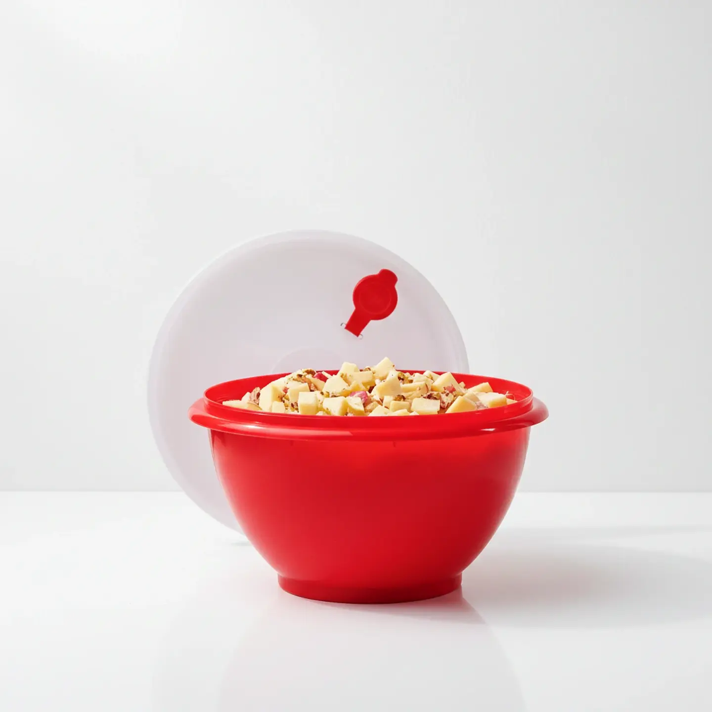Maxi Bowl Jumbo Rojo con Tapa y Vertedero | 8 L 7