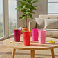Set 4 Vasos Rosa Guinda 900 ml - Miniatura 2