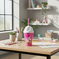 Vaso Infantil Rosa 350ml Popote Unicornio - Miniatura 2