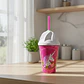 Vaso Infantil Rosa 350ml Popote Unicornio - Miniatura 4
