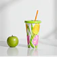 Vaso con Popote 700 ml | Tulipanes  - Miniatura 4