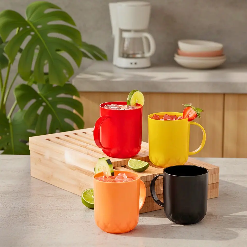 Set 4 Tazas de Plástico | 450 ml 2