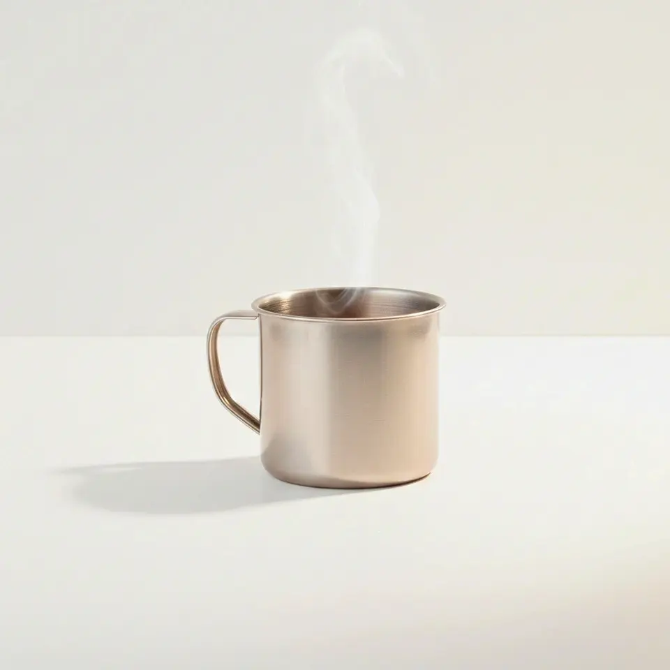 Juego de 6 Tazas de Acero Inoxidable | 350 ml 4