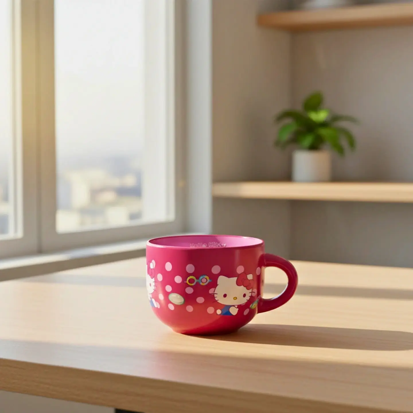 Taza de Cerámica Roja Hello Kitty Cap. 650 ml 3
