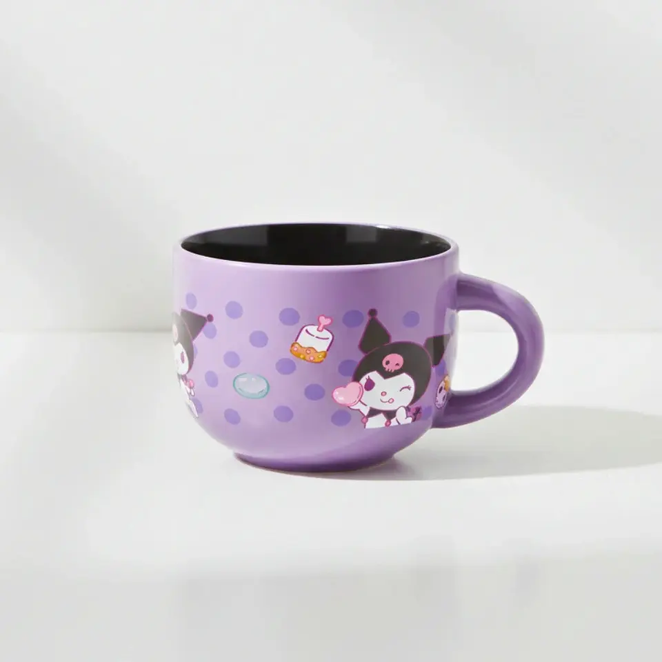 Taza de Cerámica Morada Kuromi Cap. 650 ml 1