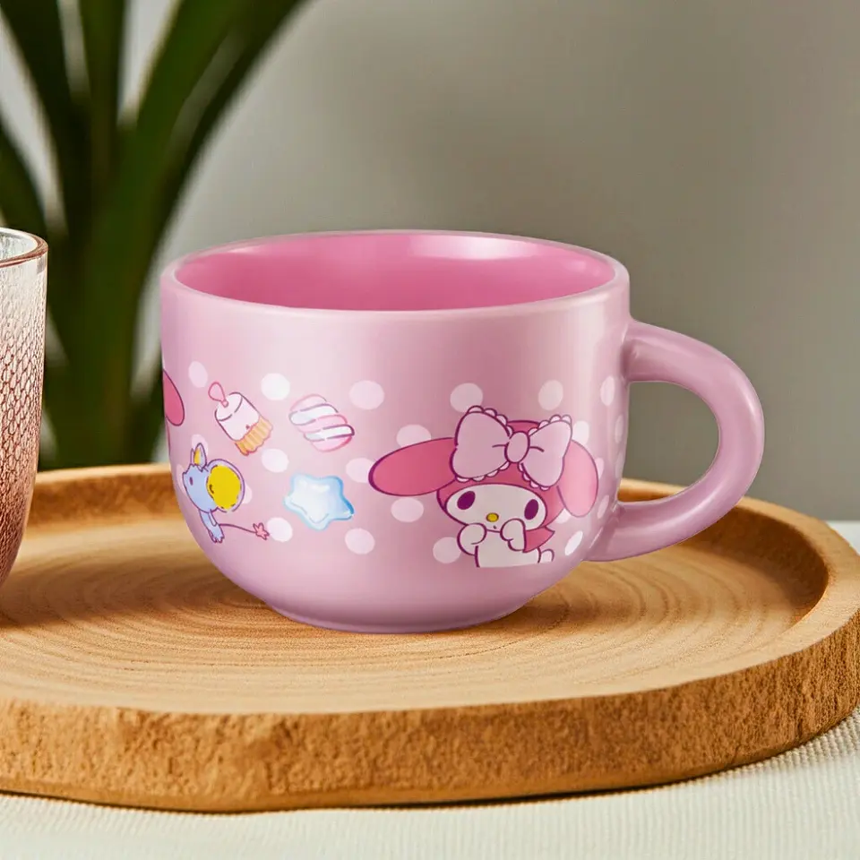 Taza de Cerámica Rosa My Melody Cap. 650 ml 4