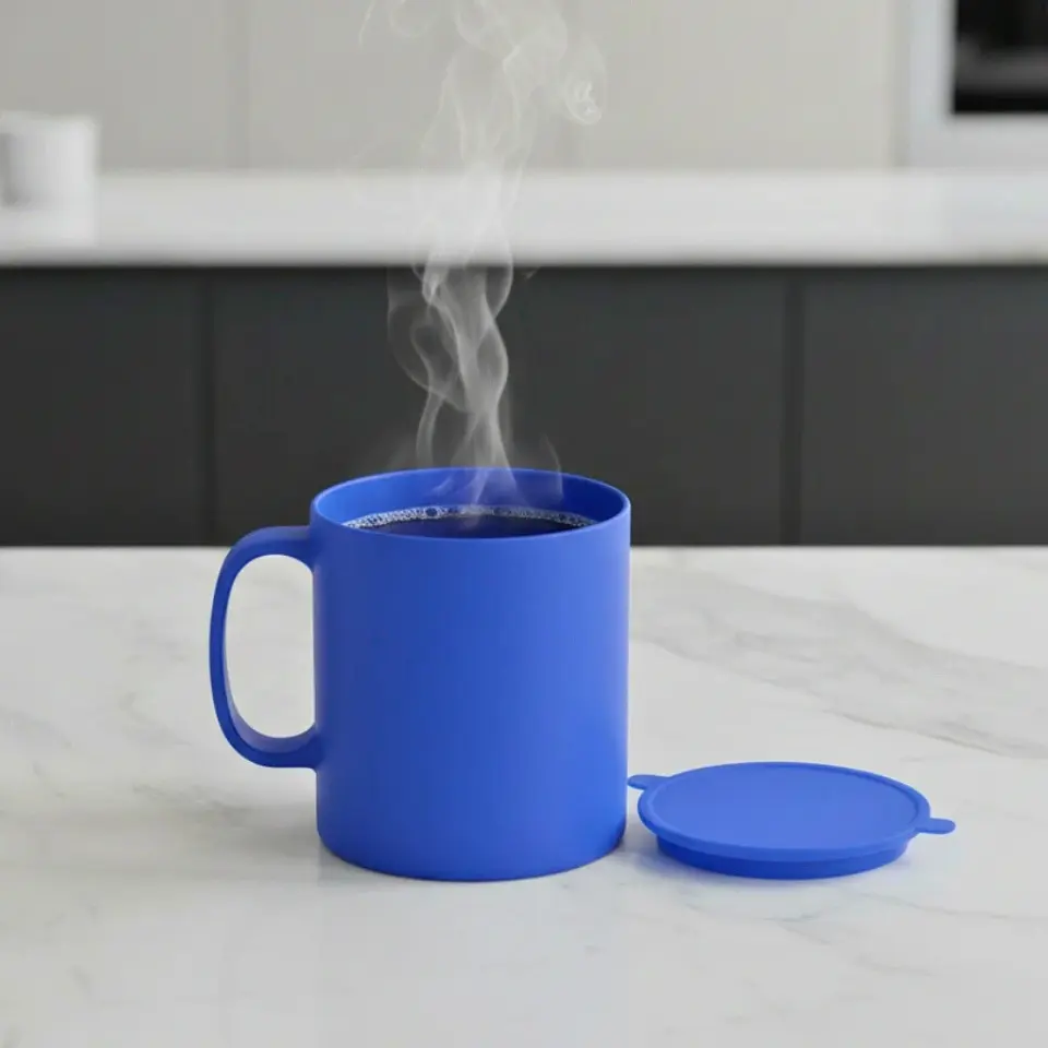 Taza Hermética Azul 450 ml 3