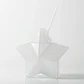 Vaso Estrella Plata Glitter 600 ml con Popote - Miniatura 1