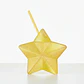 Vaso Estrella Amarillo Glitter con Popote | 600 ml - Miniatura 1