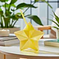 Vaso Estrella Amarillo Glitter con Popote | 600 ml - Miniatura 4