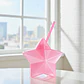Vaso Estrella Rosa Glitter con Popote | 600 ml - Miniatura 4
