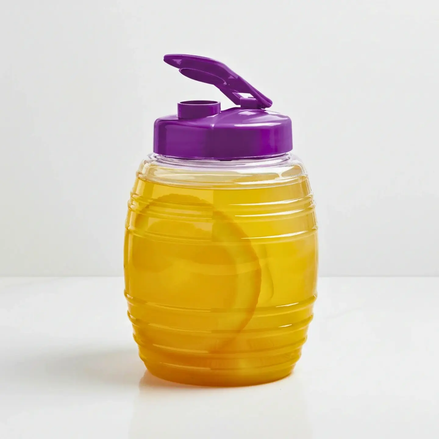 Mini Vitrolero de Plástico 500 ml Tapa Morada 1