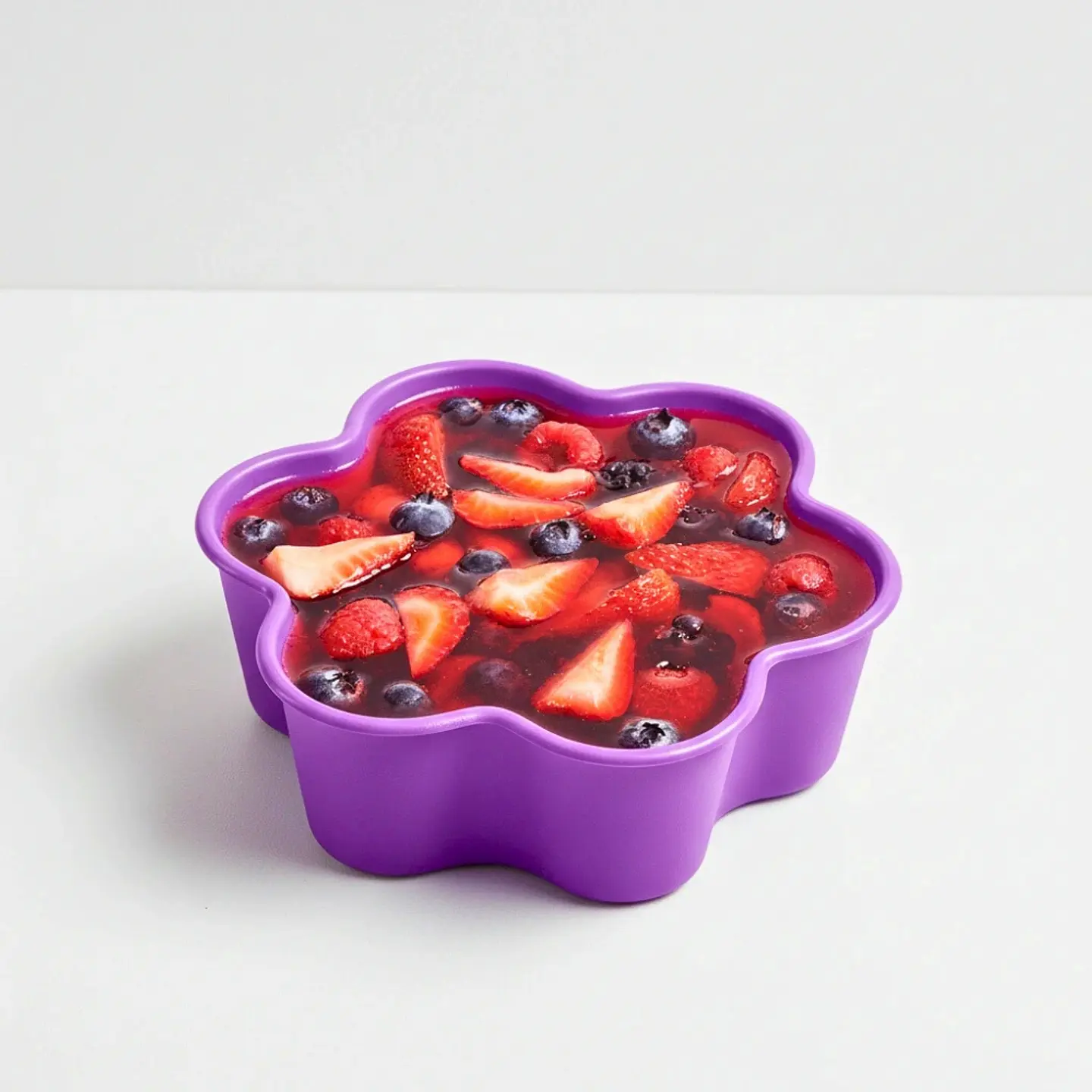 Gelatinero Morado Diseño Floral | 750 ml 1