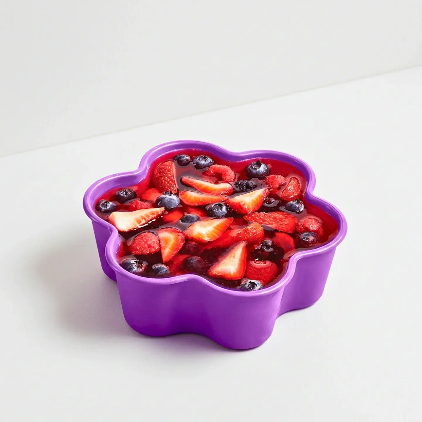 Gelatinero Morado Diseño Floral | 750 ml 4