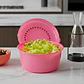 Ensaladera con Tapa 3 Litros | Rosa - Miniatura 3