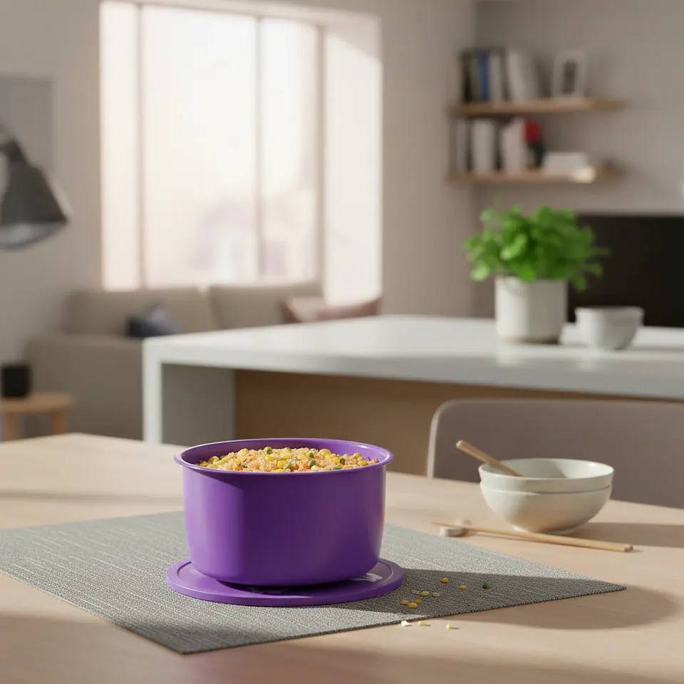 Contenedor Serviguisados Morado 3 L 2