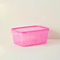 Contenedor Rosa 1 Litro con Tapa Hermética - Miniatura 1