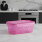 Contenedor Rosa 1 Litro con Tapa Hermética - Miniatura 4