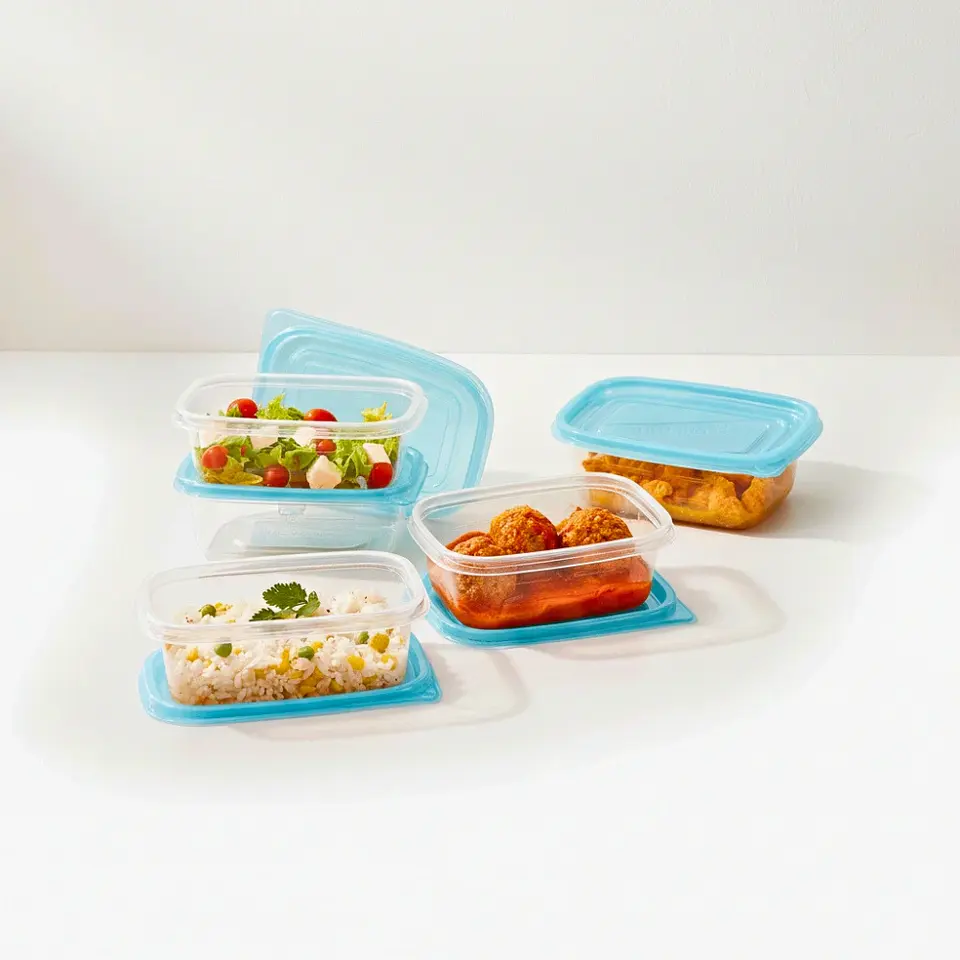 Set 5 Contenedores Plástico Flexible 450 ml 4