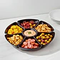 Plato Botanero Salsero Negro 7 Compartimentos | 19.5 cm - Miniatura 1