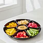 Plato Botanero Salsero Negro 7 Compartimentos | 19.5 cm - Miniatura 6