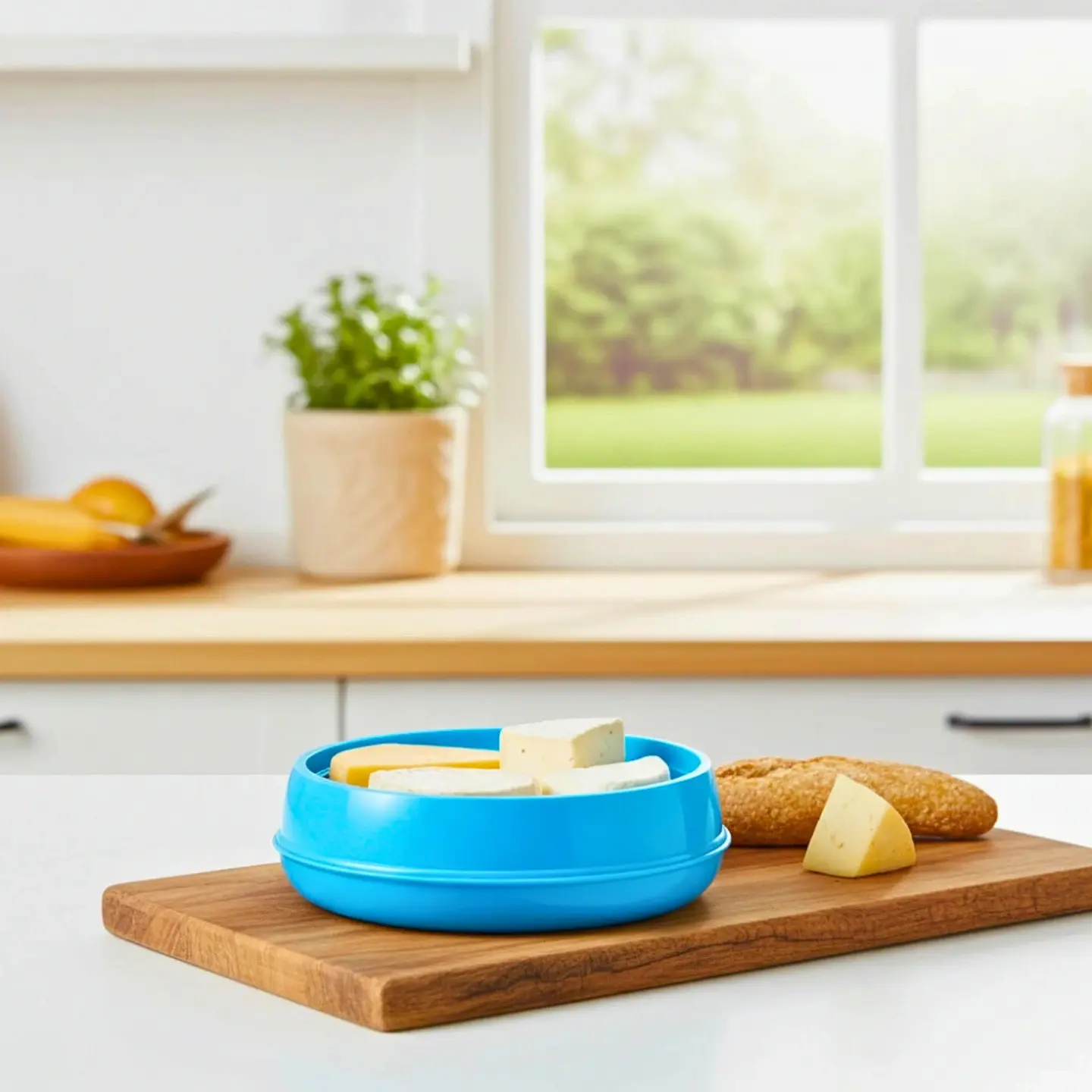 Contenedor Conserva Queso Azul 6