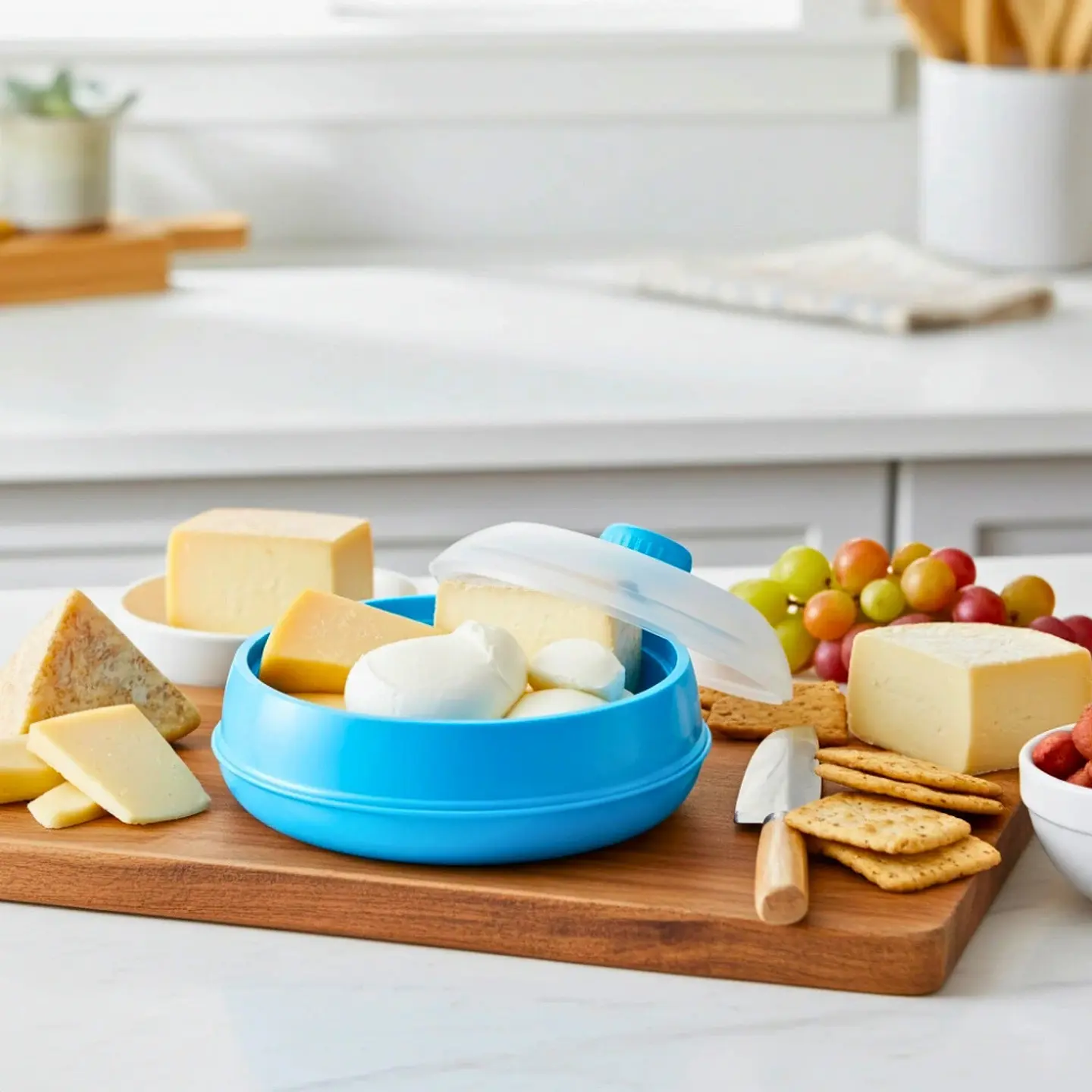 Contenedor Conserva Queso Azul 8