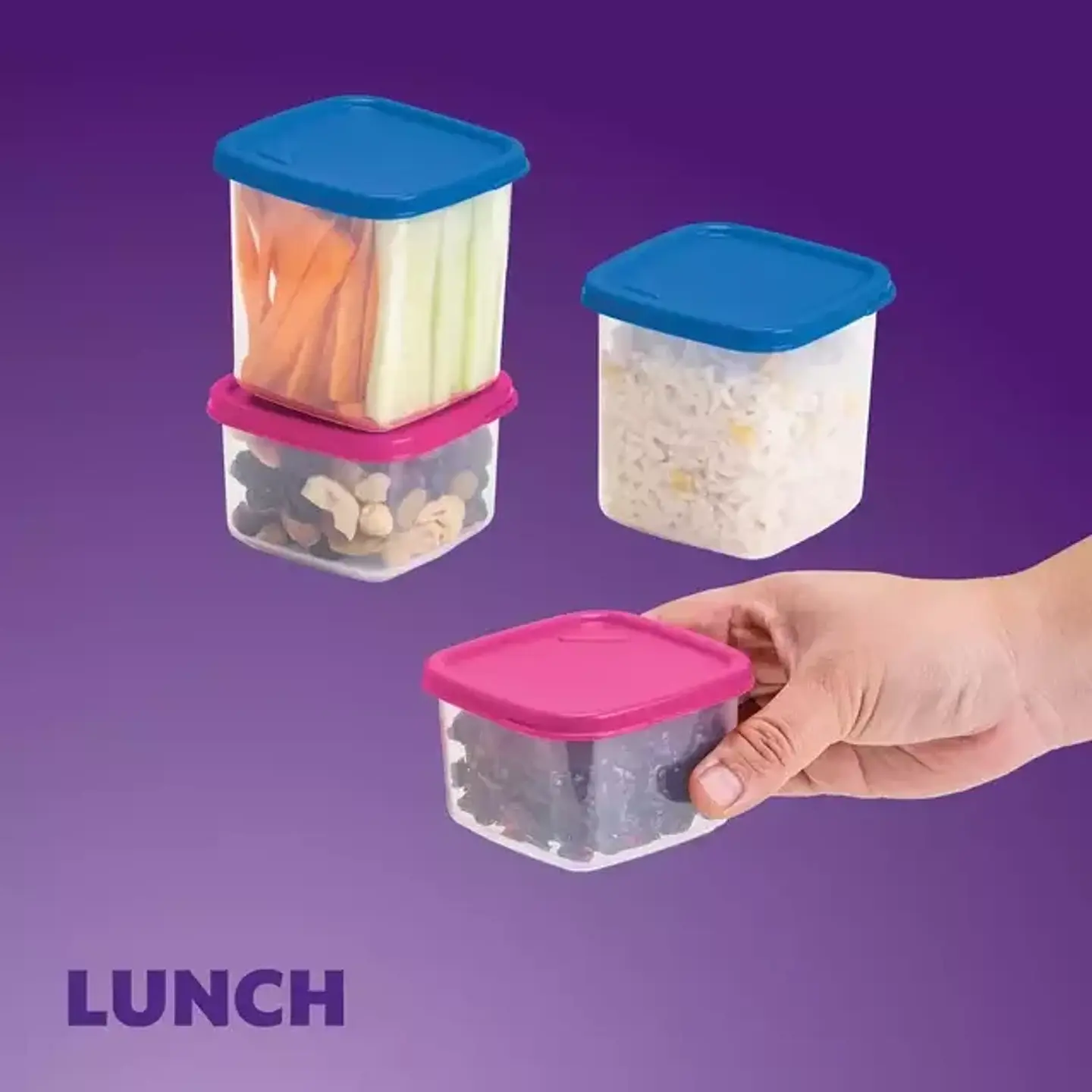 Contenedores Gurmy Snack Dúo 180 y 300 ml 5