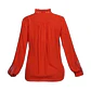 Blusa con Bordado Floral Naranja manga larga - Miniatura 4