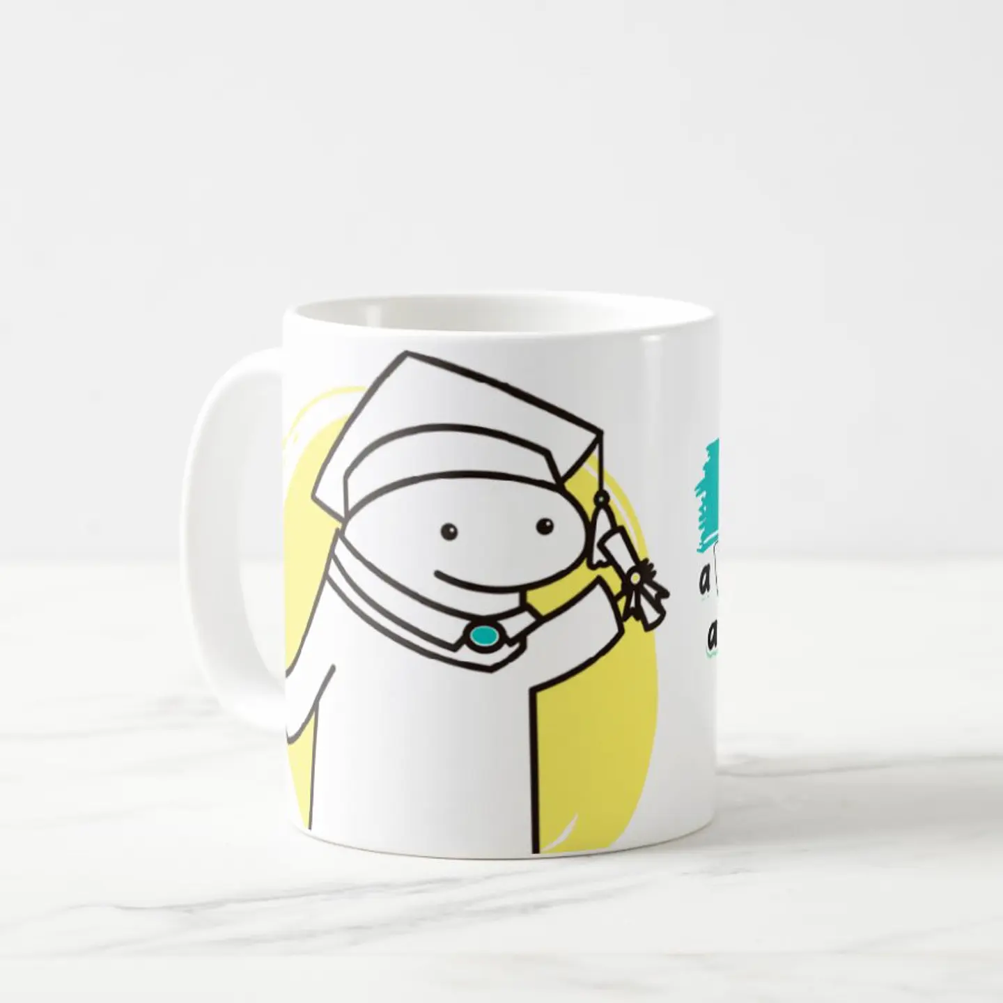 Taza blanca clásica 325 ml Graduación - Wiki 4