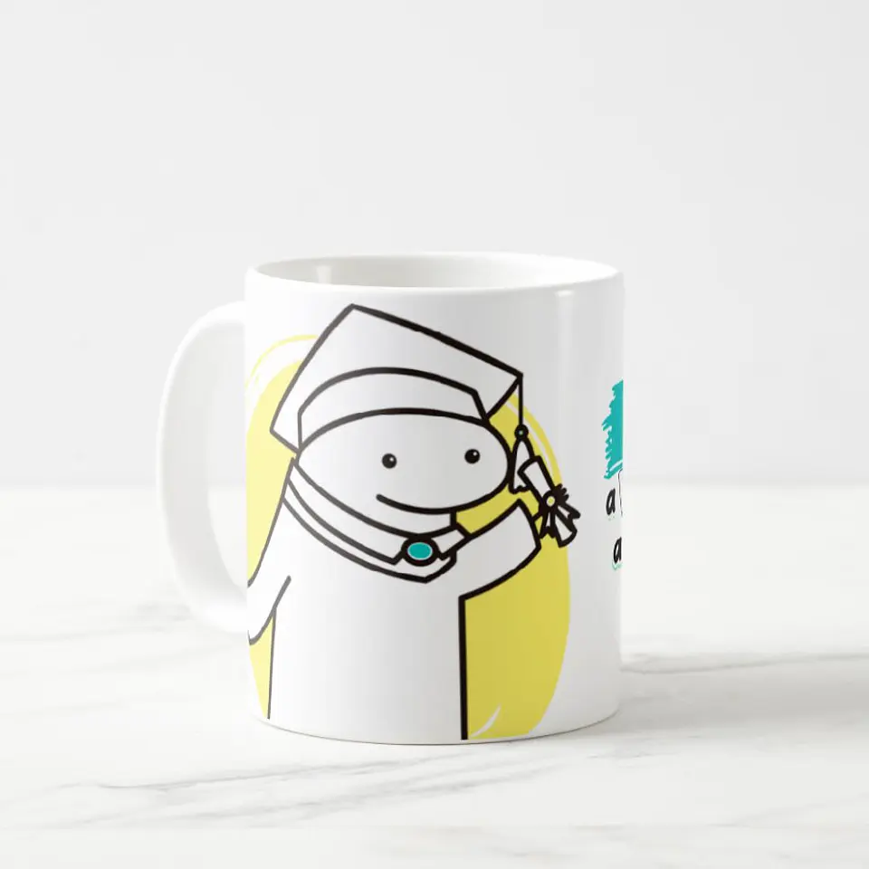 Taza blanca clásica 325 ml Graduación - Wiki 4