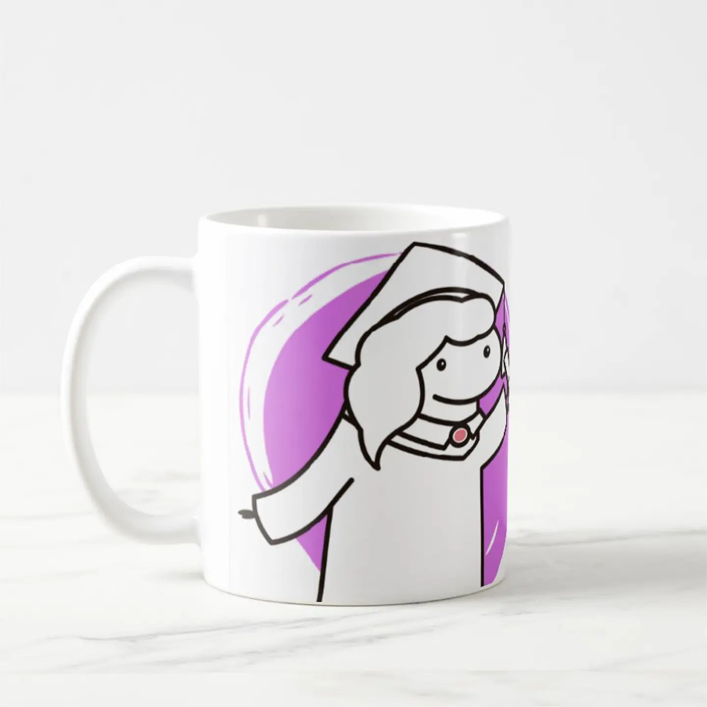 Taza blanca clásica 325 ml Graduación - Guapa 4