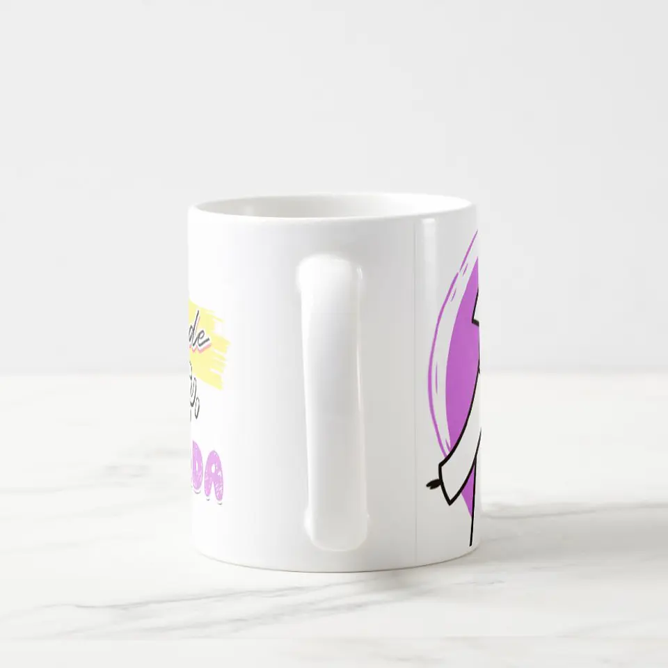 Taza blanca clásica 325 ml Graduación - Guapa 9