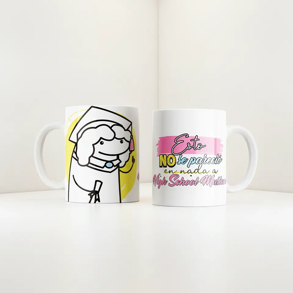 Taza blanca clásica 325 ml Graduación - No se parece... 11