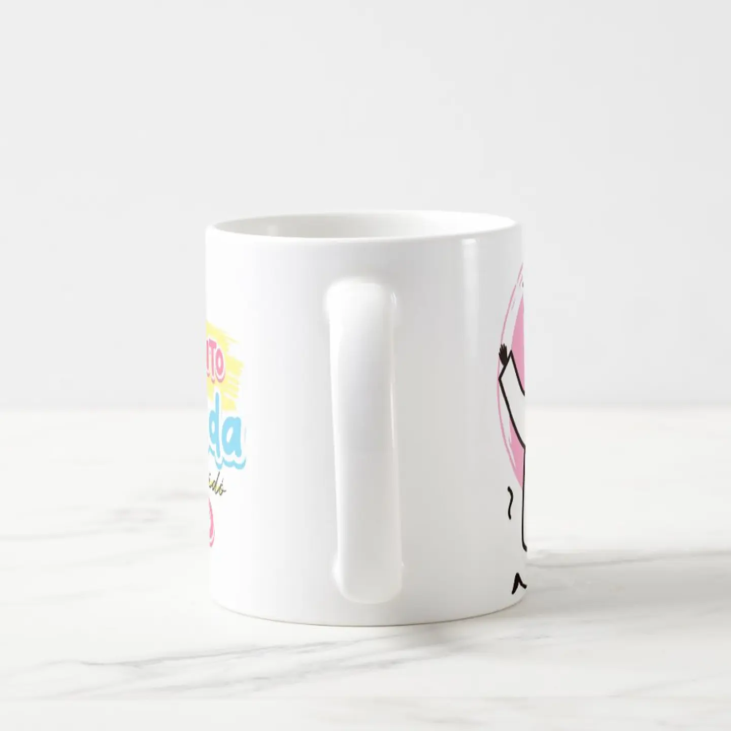 Taza blanca clásica 325 ml Graduación - Llevo 1 Minuto 10