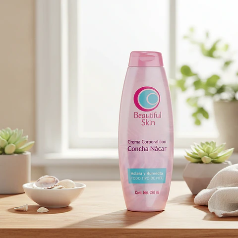 Crema corporal con concha nácar 320 ml