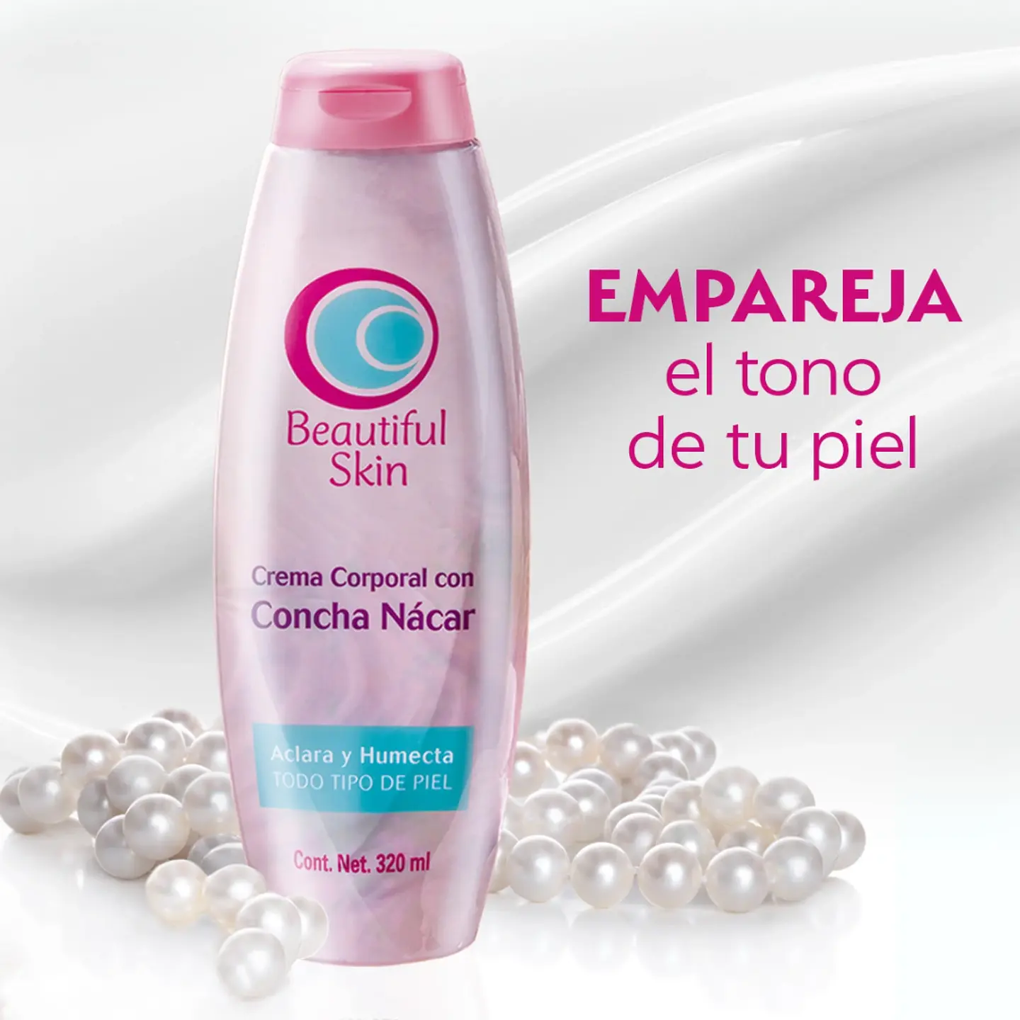 Crema corporal con concha nácar 320 ml 4