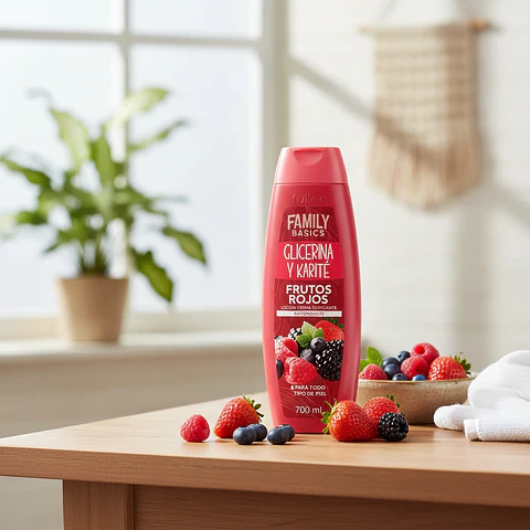 Crema suavizante antioxidante con Frutos Rojos 700 ml 