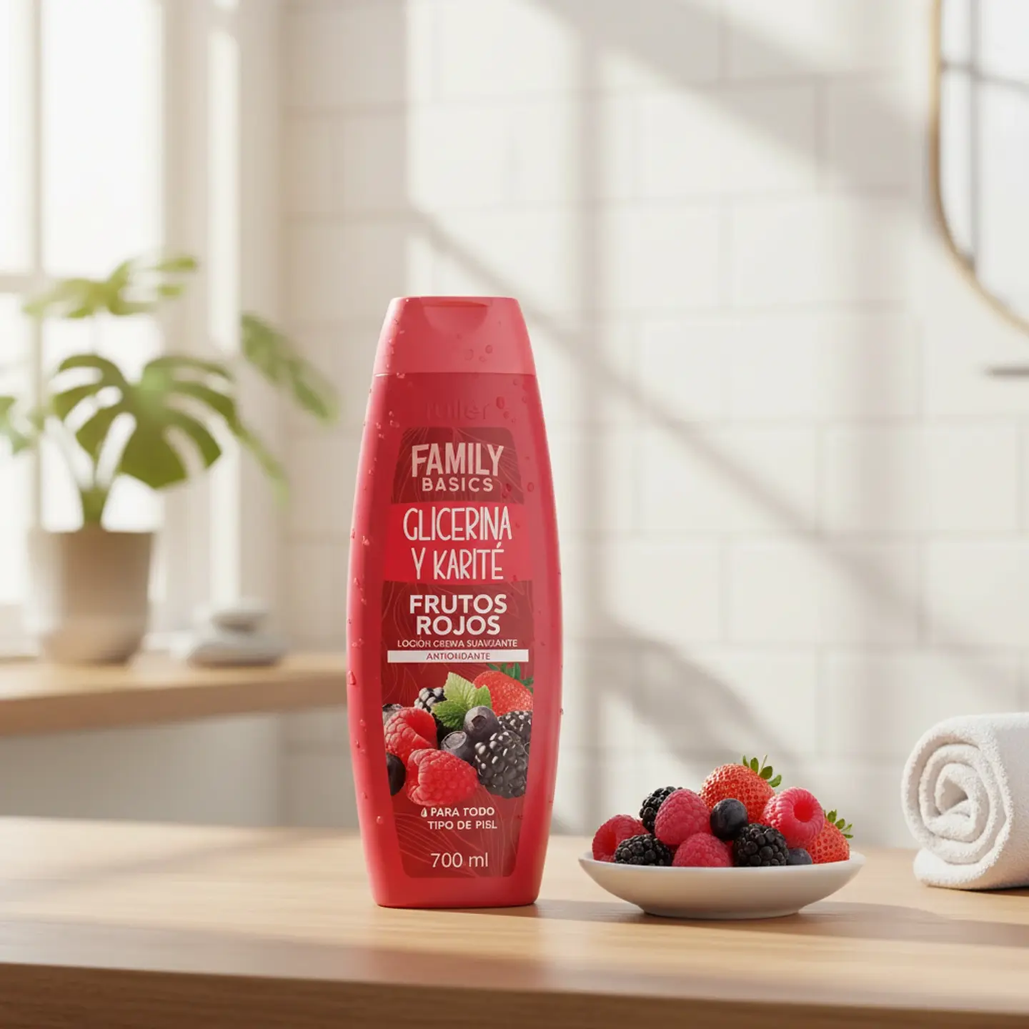 Crema suavizante antioxidante con Frutos Rojos 700 ml  3