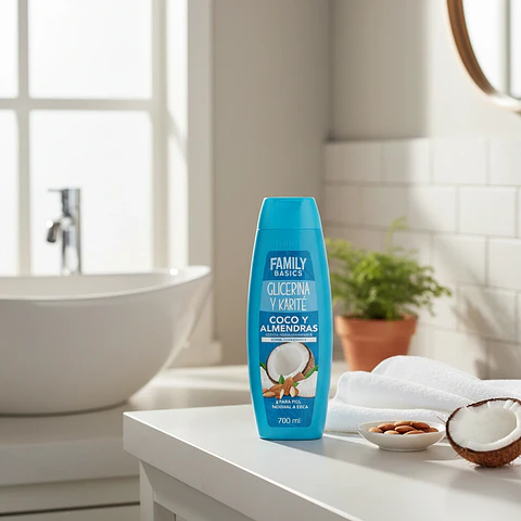 Loción crema humectante coco y almendras 700 ml 