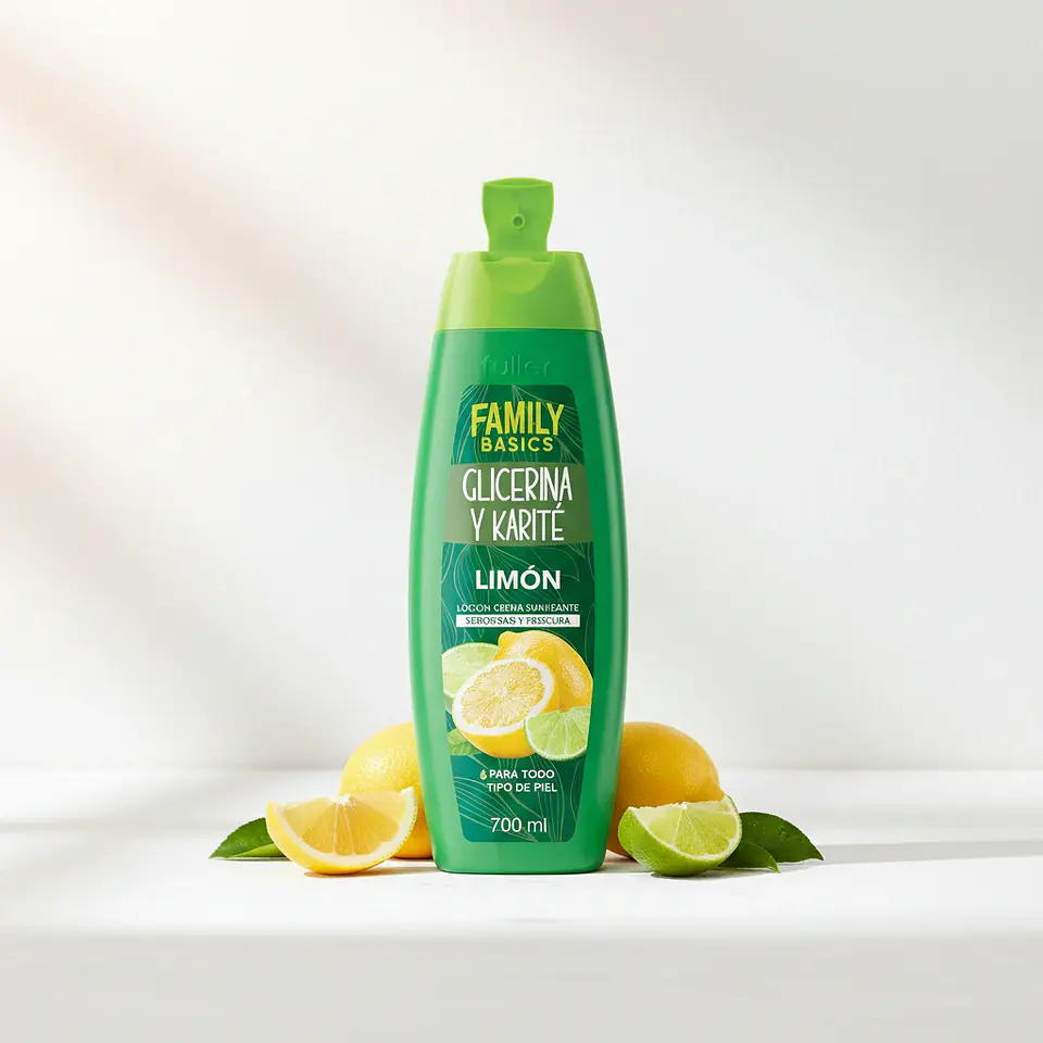 Loción crema suavizante con Limón 700 ml  4