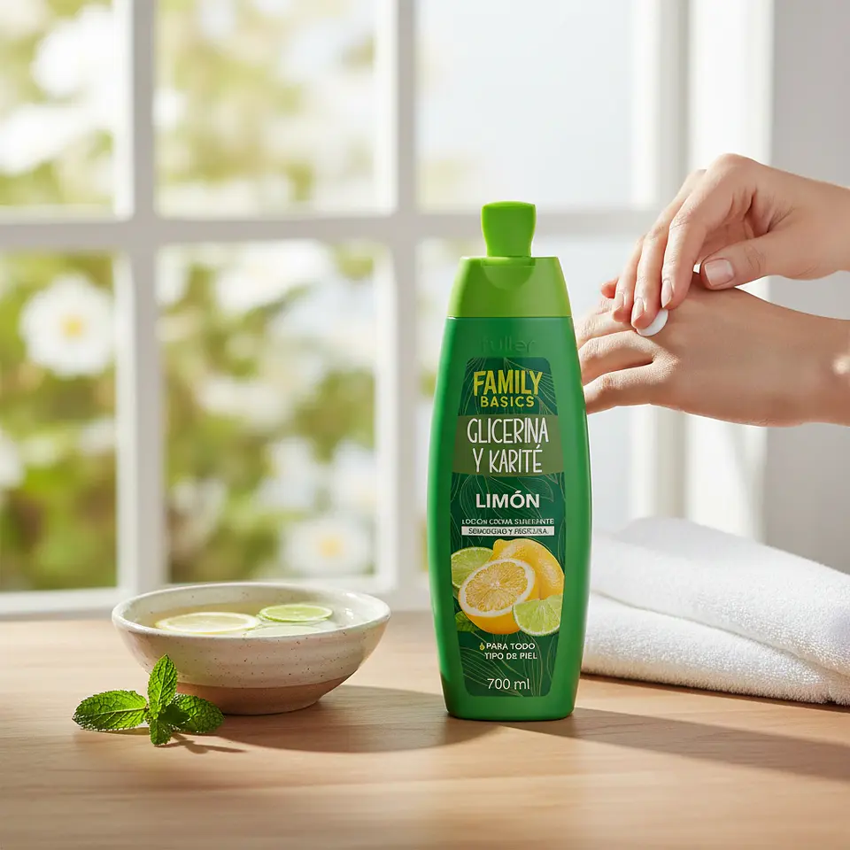 Loción crema suavizante con Limón 700 ml  3