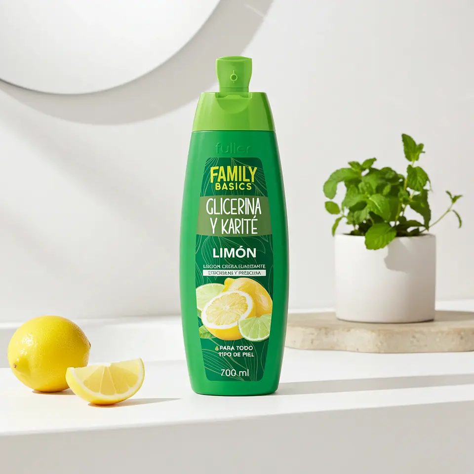 Loción crema suavizante con Limón 700 ml  2