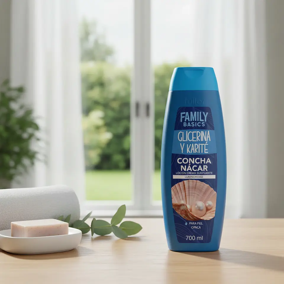 Loción crema suavizante con concha nácar 700 ml 2
