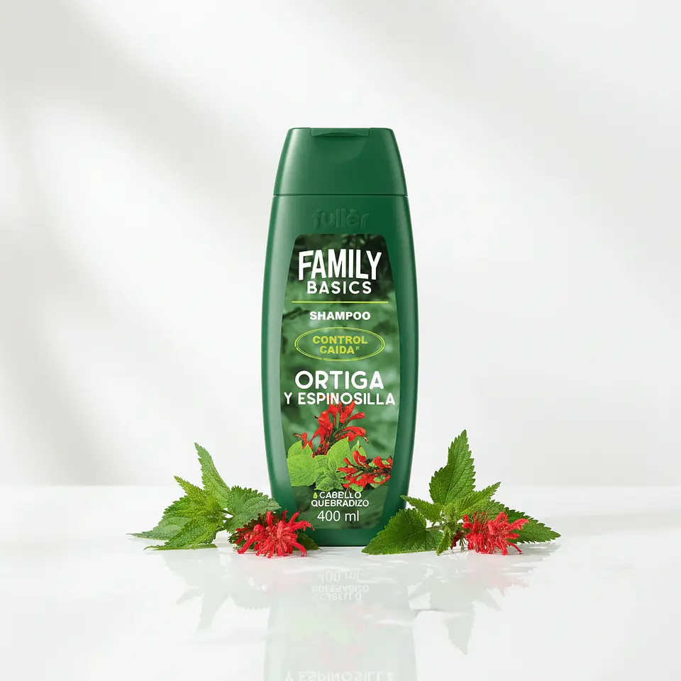 Shampoo Extracto Chile 400ml Cabello Delgado 1