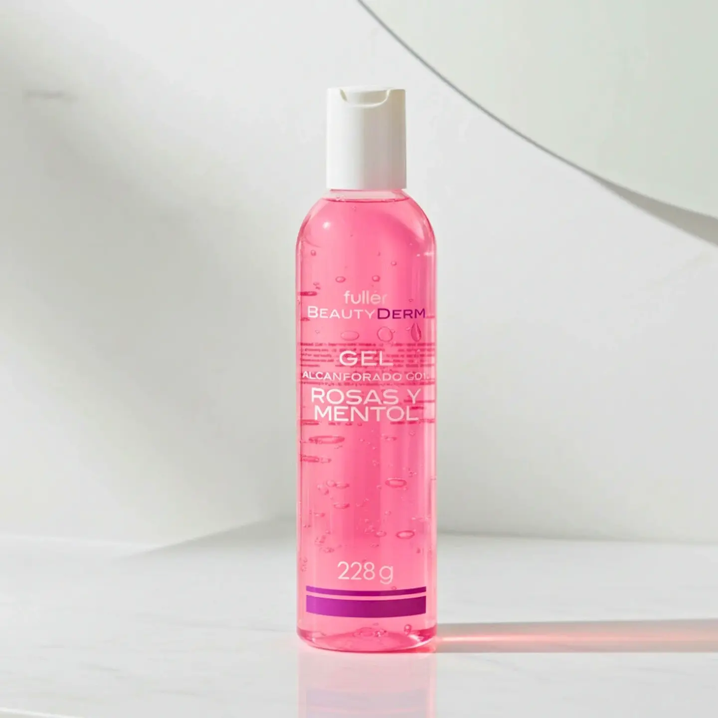 Gel Alcanforado 228gr Rosas Mentol Bienestar Fresco 4