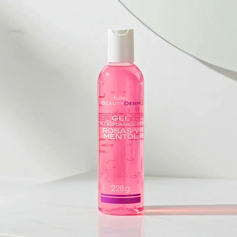 Gel Alcanforado 228gr Rosas Mentol Bienestar Fresco 4