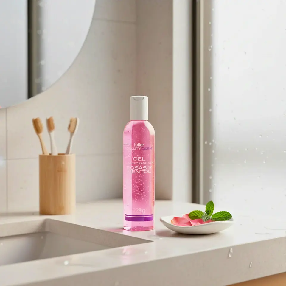 Gel Alcanforado 228gr Rosas Mentol Bienestar Fresco 2