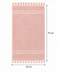 Toalla Mano 100% Algodón 34x70 Rosa Pompones - Miniatura 4