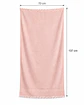 Toalla Baño 100% Algodón 70x137 Cm Rosa Pompones - Miniatura 4